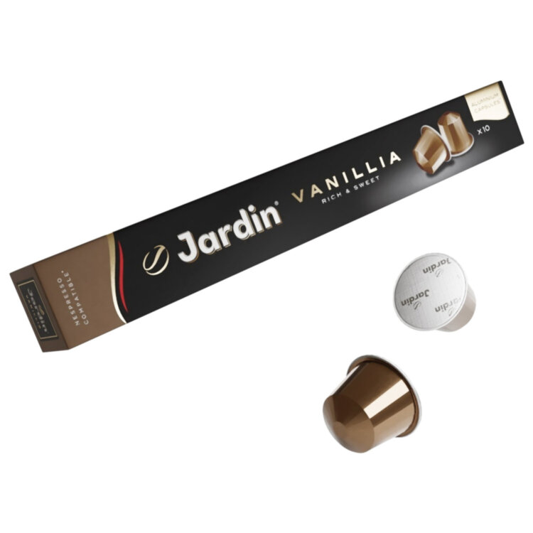 Кофе в капсулах JARDIN "Vanillia" для кофемашин Nespresso, 10 порций, 1355-10, 621985