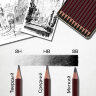 Карандаш чернографитный художественный HB, 1 шт., BRAUBERG ART "PREMIERE", ВЫСШЕЕ КАЧЕСТВО, 181886, 48 штук, 181886