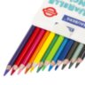 Карандаши цветные акварельные BRAUBERG PREMIUM AQUARELLE, 12 цветов, трехгранные, утолщенный грифель 4 мм, натуральное дерево, 181671, 181671