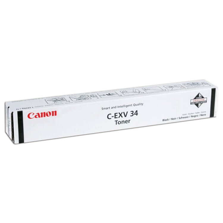 Тонер CANON (C-EXV34BK) iR C9060/C9065/C9070, черный, оригинальный, ресурс 23000 страниц, 3782B002, 320715