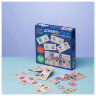 Игра настольная "Домино + пазл", АССОРТИ, 2 сюжета, HATBER, 667868