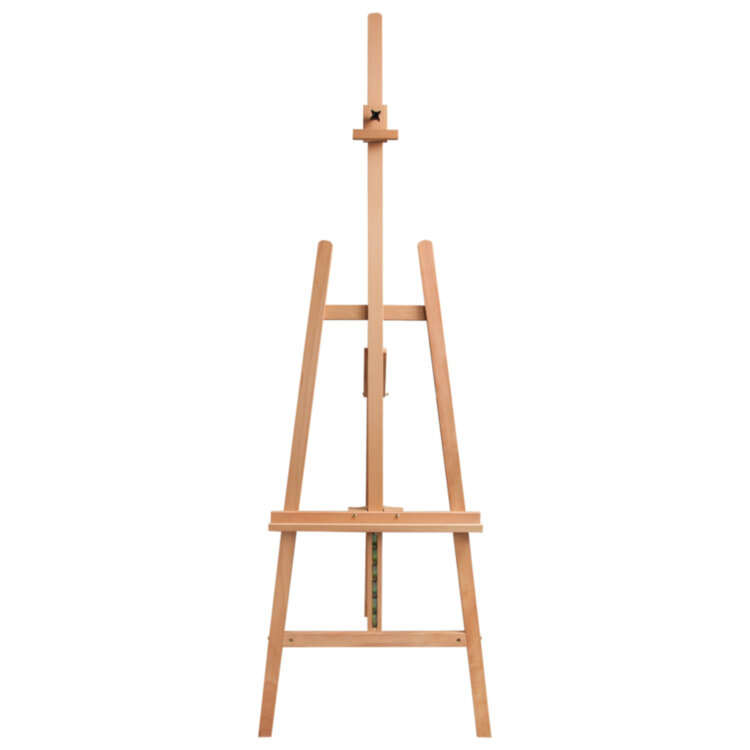 Мольберт напольный BRAUBERG ART CLASSIC, бук, угол 60°, 63х174(231)х68см, высота холста 126см,190652, 190652