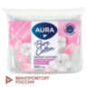 Ватные палочки КОМПЛЕКТ 300 шт., AURA, пакет, ш/к 11160, 13139, 117607