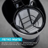 Кофеварка капельная SCARLETT SC-CM33011, 750 Вт, объем 1,25 л, подогрев, пластик, черный, 457197