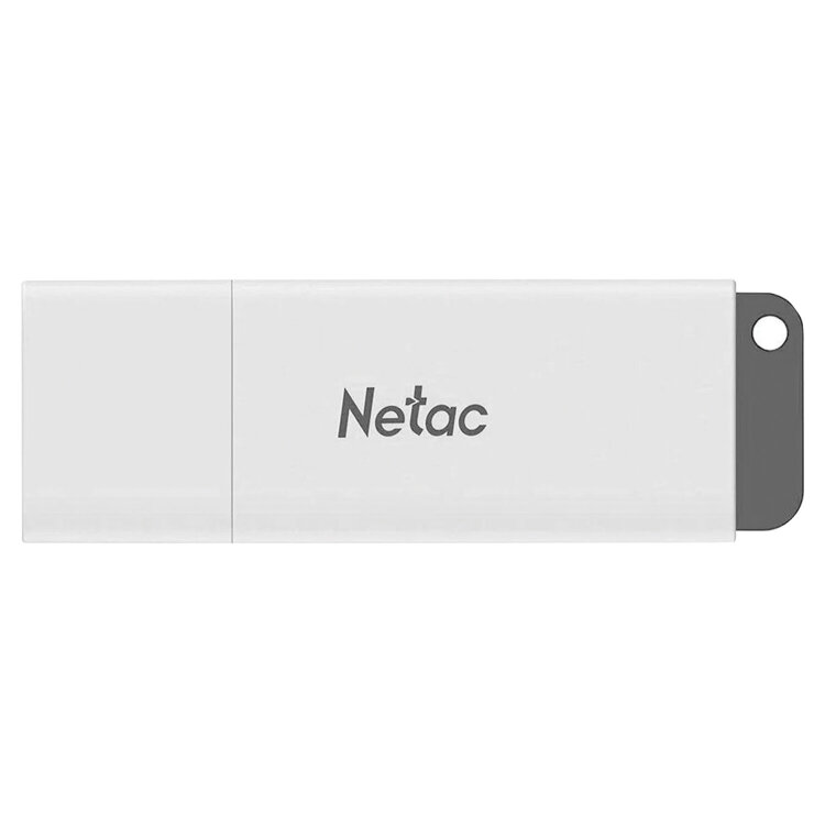 Флеш-диск 32GB NETAC U185, USB 3.0, белый, NT03U185N-032G-30WH, 513721