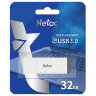 Флеш-диск 32GB NETAC U185, USB 3.0, белый, NT03U185N-032G-30WH, 513721