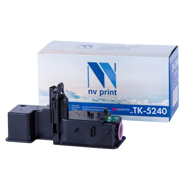 Тонер-картридж NV PRINT (NV-TK-5240M) для KYOCERA ECOSYS P5026cdn/w/M5526cdn, пурпурный, ресурс 3000 стр., 363006