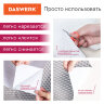 Самоклеящаяся пленка, алюминиевая фольга защитная для кухни/дома, 0,6х3 м, серебро, кубы, DASWERK (ДАСВЕРК), 607848, 607848
