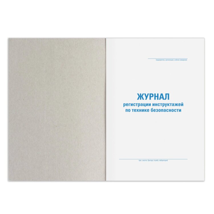 Журнал регистрации инструктажа по технике безопасности, 96 л., картон, типографский блок, А4 200х290 мм, STAFF, 130241, 130241