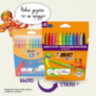 Фломастеры BIC "Kid Couleur", 12 цветов, суперсмываемые, вентилируемый колпачок, европодвес, 9202932, 150647