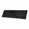 Набор беспроводной A4TECH 7100N, USB, 104 клавиши, 2 кнопки + 1 кнопка-колесо, черная, 613833, 513931