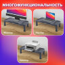 Подставка для монитора, ноутбука 555х265х114 мм, черная, BRAUBERG, 513792, 513792