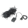 Электрогирлянда-нить комнатная "Стандарт" 10 м, 200 LED, мультицветная 220 V, контроллер, ЗОЛОТАЯ СКАЗКА, 591100, 591100