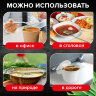 Ложка столовая одноразовая пластиковая 180 мм, прозрачная, КОМПЛЕКТ 48/50 шт., КРИСТАЛЛ, LAIMA, 602654, 602654