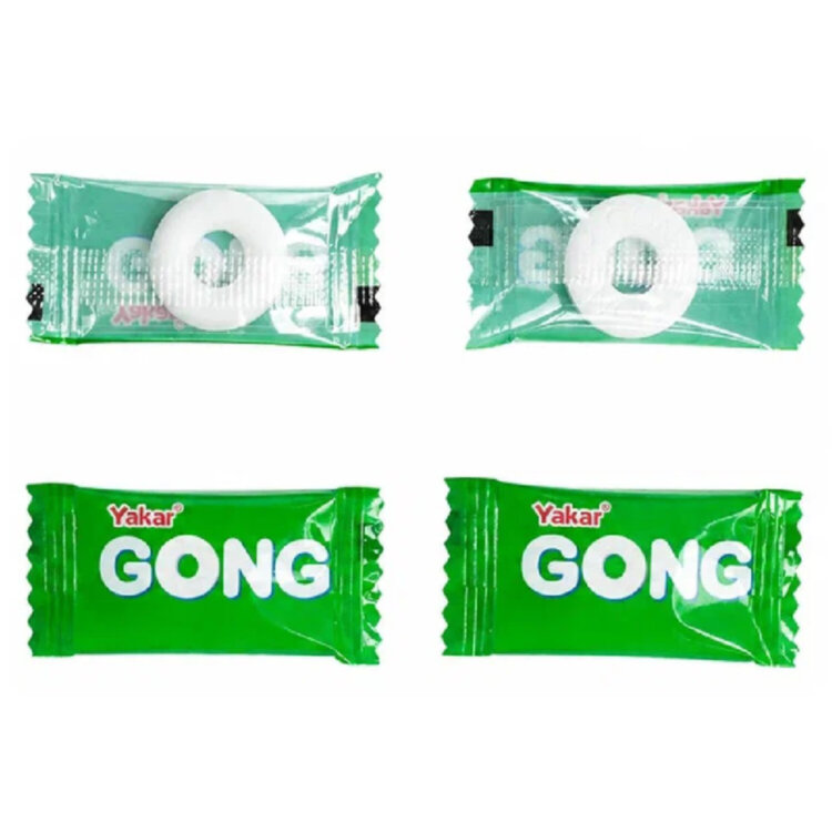 Драже сахарное "Gong candy" со вкусом мяты, YAKAR, 500 г, DRG092, 625032