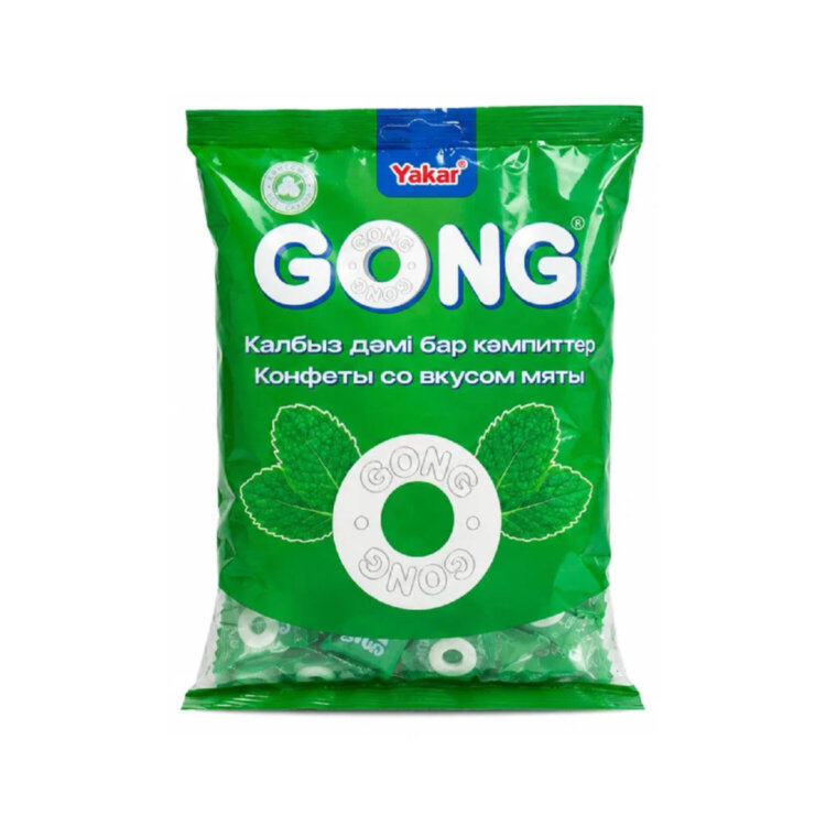 Драже сахарное "Gong candy" со вкусом мяты, YAKAR, 500 г, DRG092, 625032