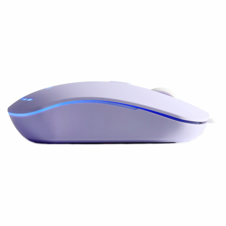 Мышь проводная бесшумная SMARTBUY 288-V, USB, 3 кнопки + 1 колесо, оптическая, сиреневая, 06819, SBM-288-V, 514183