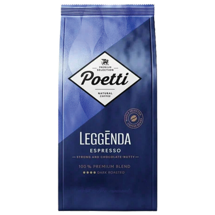 Кофе в зернах POETTI "Leggenda Espresso" 1 кг, 18004, 623242