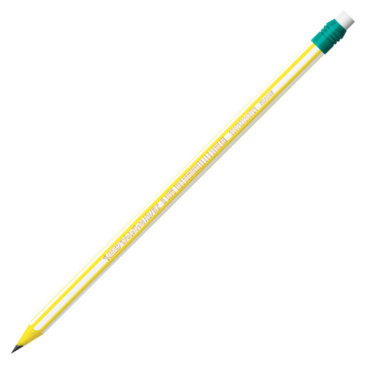 Карандаш чернографитный BIC, 1 шт., "Evolution Stripes", HB, с ластиком, корпус ассорти, 8960342, 24 штук, 180921
