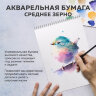 Бумага для акварели БОЛЬШАЯ А3 в папке, 20 листов, 200 г/м2, среднее зерно, BRAUBERG ART CLASSIC, 116352, 116352