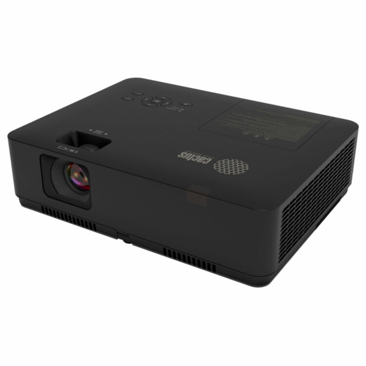 Проектор CACTUS CS-S1.B, 3LCD, 1024x768, 16:9, 4:3, 34000 лм, 15000:1, 3,06 кг, 355001