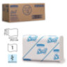 Полотенца бумажные 147 шт., KIMBERLY-CLARK Scott, КОМПЛЕКТ 12 шт., Slimfold, белые, 29,5х19 см, М-fold, 5856, 126121