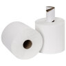 Полотенца бумажные с центральной вытяжкой 300 м, LAIMA (Система M2) UNIVERSAL WHITE, 1-слойные, белые, КОМПЛЕКТ 6 рулонов, 112506, 112506