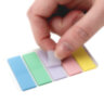Закладки клейкие пастельные BRAUBERG PASTEL, НАБОР 300 штук (15 цветов х 20 листов), 45х12 мм, 116682, 116682