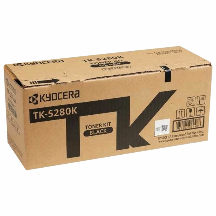 Тонер-картридж KYOCERA (TK-5280K) M6235cidn/M6635cidn/P6235cdn, черный, ресурс 13000 страниц, оригинальный, 1T02TW0NL0, 363658