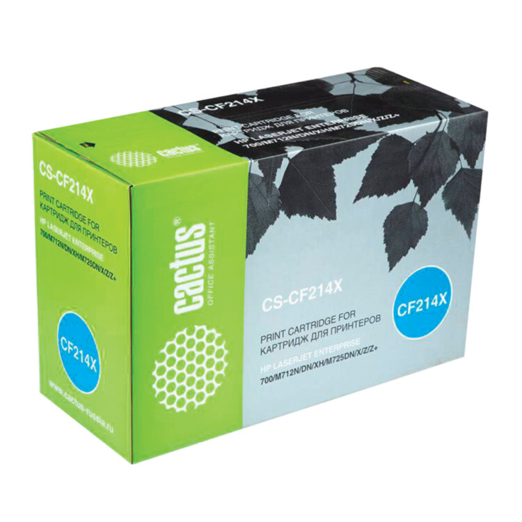 Картридж лазерный CACTUS (CS-CF214X) для HP LaserJet M725dn/M725f/M712dn, ресурс 17500 стр., 362452
