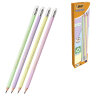 Карандаш чернографитный BIC, 1 шт., "Evolution Pastel", HB, с ластиком, корпус ассорти, 518306, 36 штук, 182214