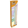 Карандаш чернографитный BIC, 1 шт., "Evolution Pastel", HB, с ластиком, корпус ассорти, 518306, 36 штук, 182214