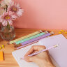 Карандаш чернографитный BIC, 1 шт., "Evolution Pastel", HB, с ластиком, корпус ассорти, 518306, 36 штук, 182214