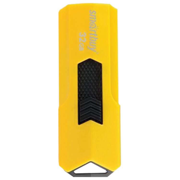 Флеш-диск 32 GB SMARTBUY Stream USB 2.0, желтый, SB32GBST-Y, 513074