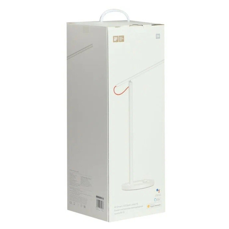 Умная настольная лампа светильник XIAOMI Mi Smart LED Desk Lamp 1S, на подставке, LED, белый, MUE4105GL, 238356