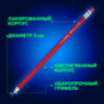 Карандаши цветные стираемые с ластиком BRAUBERG ERASABLE, 12 цветов, шестигранные, грифель 3 мм, натуральное дерево, 181932, 181932
