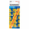 Батарейки алкалиновые "таблетка" КОМПЛЕКТ 10 шт., SONNEN Alkaline 177A (G4, LR66), в блистере, 457135, 457135