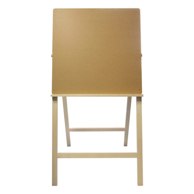 Мольберт напольный BRAUBERG ART CLASSIC "Хлопушка", планшет 60x60см, в собр.виде 60x120x5см, 190659, 190659