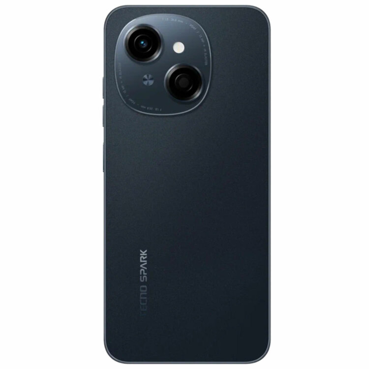 Смартфон TECNO SPARK GO1, 2 SIM, 6,67", 4.5G, 13/8 Мп, 4/64 ГБ, черный, пластик, TCN-KL4.4.64.BK, 263201