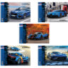 Альбом для рисования А4 32 л., спираль, обложка картон, HATBER, 205х290 мм, "BLUEsupercar" (5 видов), 067365, 32А4Всп, 15 штук, 113077