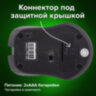 Мышь беспроводная с бесшумным кликом SONNEN V18, USB, 800/1200/1600 dpi, 4 кнопки, красная, 513516, 513516