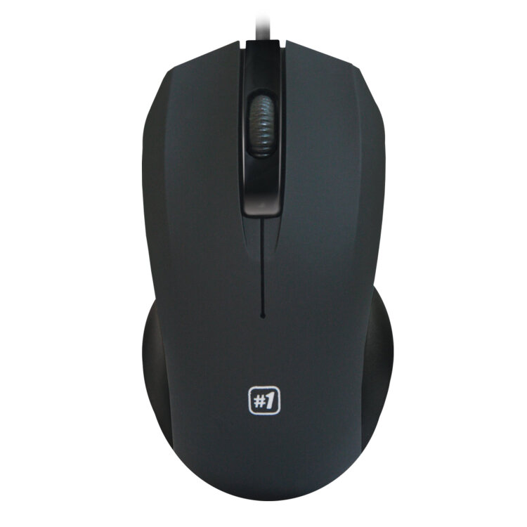 Мышь проводная DEFENDER #1 MM-310, USB, 2 кнопки + 1 колесо-кнопка, оптическая, черная, 52310, 512600