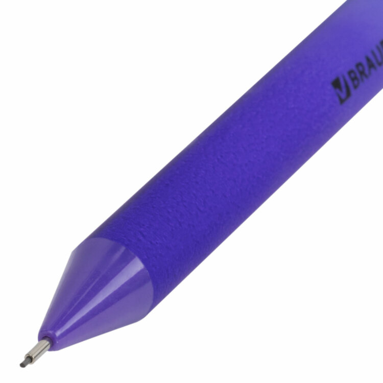 Карандаш механический 0,5 мм, BRAUBERG SOFT "Grade", HB, корпус soft-touch ассорти, 181958, 24 штук, 181958