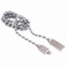 Кабель USB 2.0-Lightning, 1 м, SONNEN Premium, медь, для передачи данных и зарядки, 513126, 513126