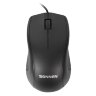 Мышь проводная SONNEN М-201, USB, 1000 dpi, 2 кнопки + колесо-кнопка, оптическая, черная, 512631, 512631