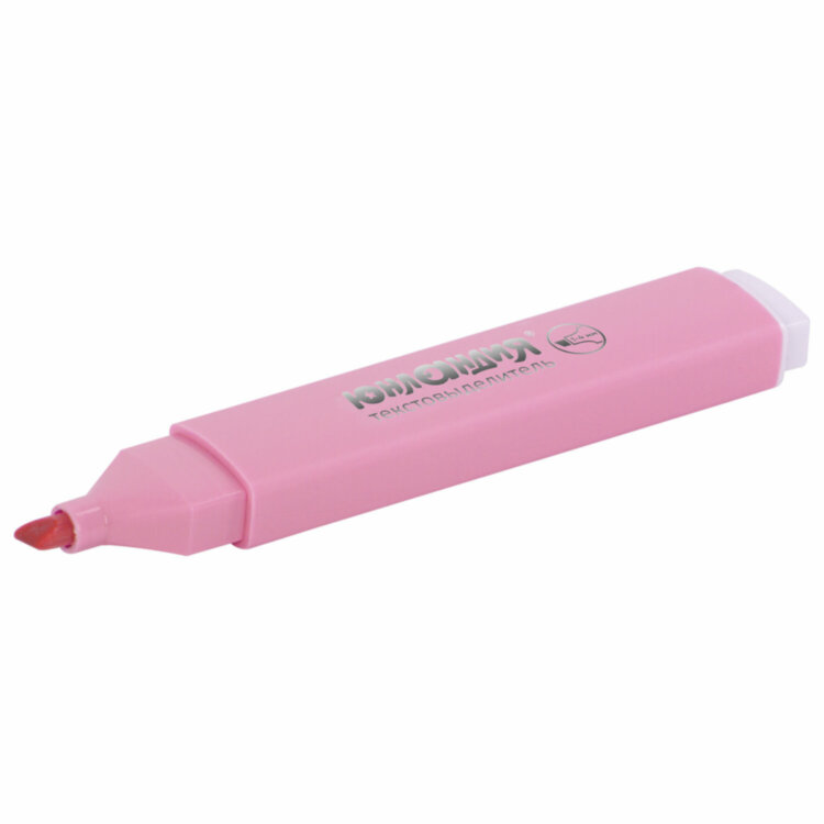 Текстовыделитель ЮНЛАНДИЯ "COLORSTAR PASTEL", ПАСТЕЛЬНЫЙ РОЗОВЫЙ, линия 1-4 мм, 151712, 151712