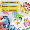 Аквамозаика 15 цветов, 1500 бусин, с трафаретами и инструментами, BRAUBERG KIDS, 664913, 664913