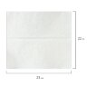 Полотенца бумажные 250 шт., LAIMA (H3) UNIVERSAL WHITE PLUS, 1-слойные, белые, КОМПЛЕКТ 20 пачек, 23х22, V-сложение, 111344, 111344