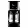 Кофеварка капельная BRAYER BR1125, 900 Вт, объем 1,25 л, LED-дисплей, термокружка в ПОДАРОК, черная, 456901