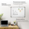 Доска магнитно-маркерная 45х60 см, металлическая рамка, STAFF ECO, 238136, 238136